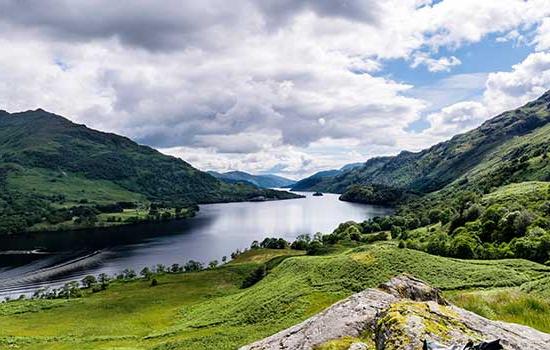 Scotland mountains and river.